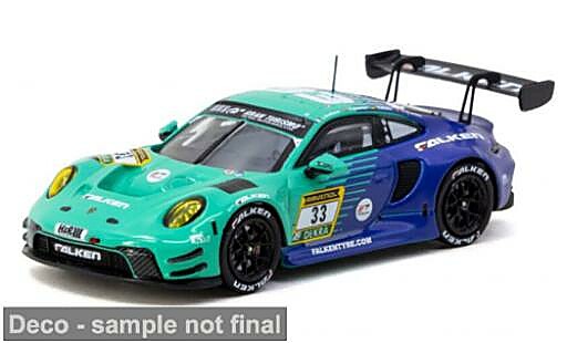 Diecast model cars Porsche 992 GT3 R 911  24h N&Atilde;&frac14;rburgring 2024 #33 J.Andlauer 1/64 Tarmac Works