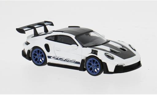 Diecast model cars Porsche 992 GT3 R 911  S weiss/schwarz 2024 1/64 Mini GT
