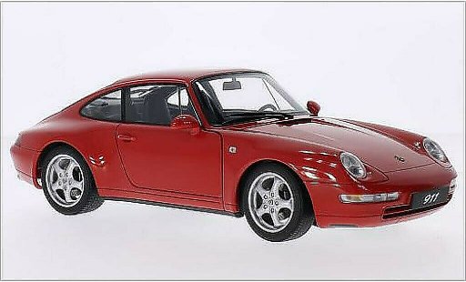 Porsche 911 Carrera 1/18 Autoart red 1995 diecast model cars