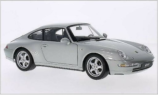 Porsche 911 Carrera 1/18 Autoart grey 1995 diecast model cars