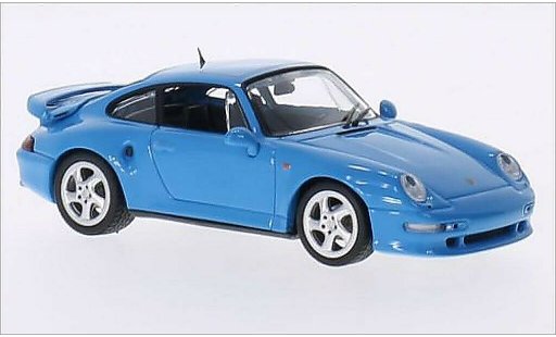Porsche 911 Turbo S 1/43 Minichamps 3.6 blue 1998 diecast model cars