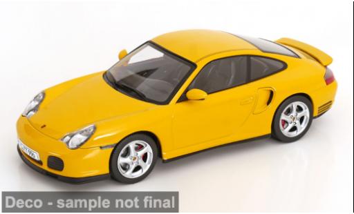 Porsche 996 Turbo 1/18 KK Scale 911  gelb 2000 1:18 diecast model cars