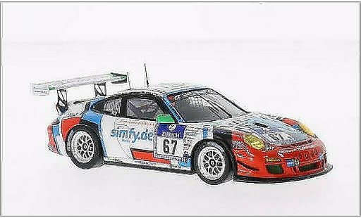 Porsche 911 GT3 CUP 1/43 Spark No.67 Teichmann Racing Raceunion 24h Nurburgring 2014 /S.van diecast model cars