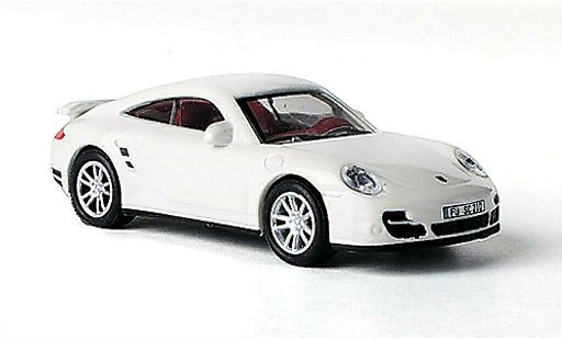 Porsche 911 Turbo 1/87 Schuco white diecast model cars