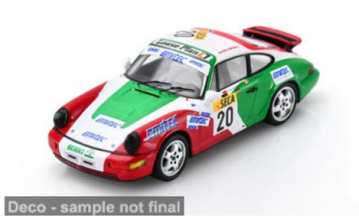 Porsche 964 1/43 Spark 911 Carrera 2 RS Dekor 24h Spa Francorchamps 1992 #20 A.Bovensiepen/F. Kreutzpointner 1:43 diecast model cars