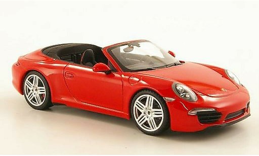 Porsche 911 Carrera 1/43 Minichamps Convertible red 2011 diecast model cars
