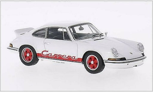 Porsche 911 Carrera 1/43 Spark 2.7 white/red 1973 diecast model cars