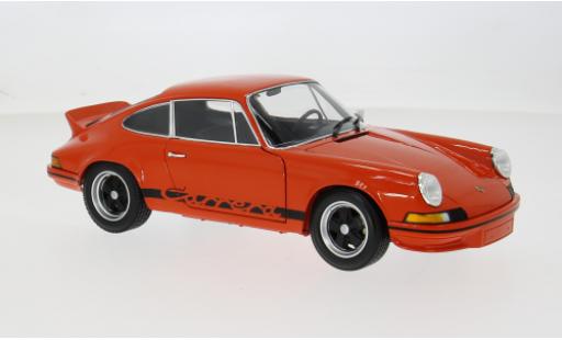Diecast model cars Porsche 911 Carrera RS orange/schwarz 1972 1/18 Minichamps