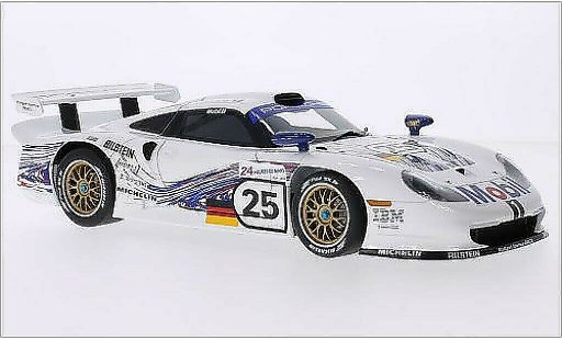 Porsche 911 GT1 1/18 Autoart No.25 24h Le Mans 1997 diecast model cars
