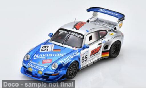 Porsche 996 GT2 1/43 Spark 911 blau/silber 24h Le Mans 1998 #65 D.Warnock/R.Schirle 1:43 diecast model cars