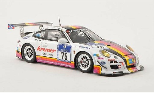 Porsche 911 GT3 CUP 1/43 Spark No.75 Kremer Racing 24h ADAC Nurburgring 2013 /M.Kalandrik diecast model cars