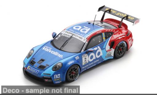 Porsche 911 1/43 Spark GT3 Carrera Cup Scandinavia 2024 #2 L.Sundahl 1:43 diecast model cars