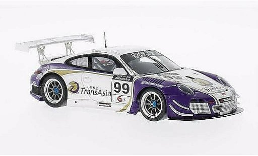 Porsche 911 GT3 R 1/43 Spark 4.0 No.99 Team StarChase City of Dreams Macau GT Cup 2013 diecast model cars