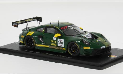 Diecast model cars Porsche 911 GT3 R 24h Spa 2025 Wright Motorsport #120 A.Adelson/T.Sargent 1/43 Spark