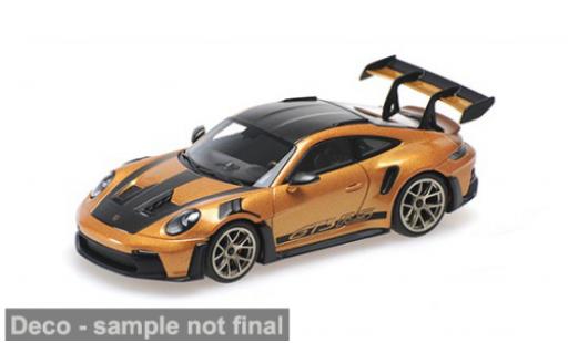 Diecast model cars Porsche 911 GT3 RS gold/schwarz 2024 1/43 Minichamps