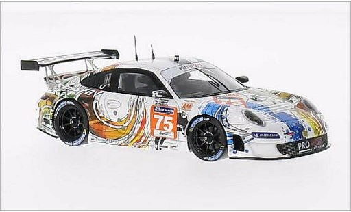 Porsche 911 GT3 1/43 Spark R No.75 Prospeed Competition Le Mans 24h Le Mans 2014 /M.Palttala diecast model cars