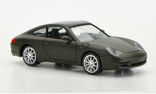 Porsche 911 Targa 1/87 Herpa matt olive with Chromfelgen diecast model cars
