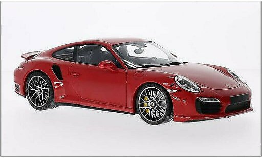 Porsche 911 Turbo S 1/18 Minichamps red 2013 diecast model cars