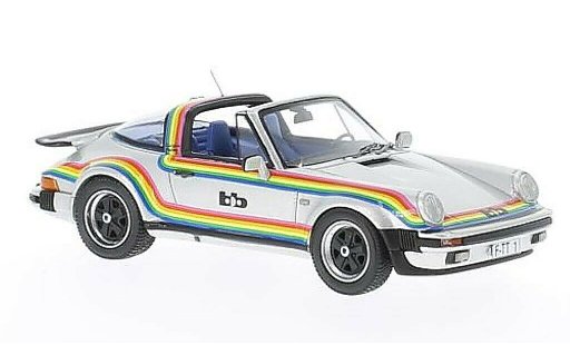 Porsche 911 Turbo 1/43 Neo Targa B&B Tuning grey with Dekor 1982 diecast model cars