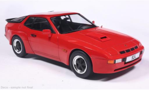 Diecast model cars Porsche 924 Carrera GT rot/Dekor 1981 1/18 MCG