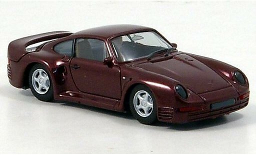 Porsche 959 Base 1/87 Herpa High Tech red diecast model cars