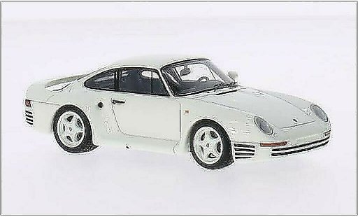 Porsche 959 S 1/43 Spark S white diecast model cars