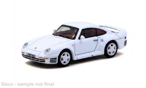 Porsche 959 1/64 Tarmac Works weiss 1989 1:64 diecast model cars