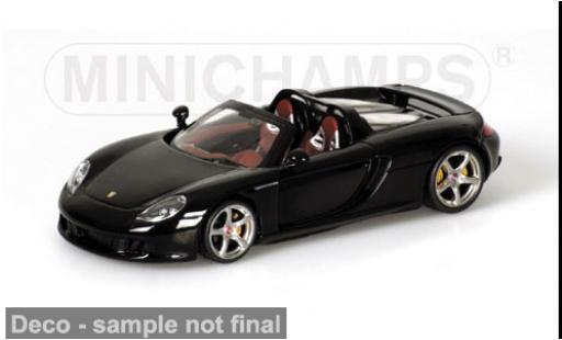 Diecast model cars Porsche Carrera GT schwarz 2003 1/18 Minichamps