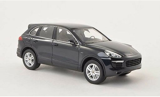 Porsche Cayenne S 1/43 Minichamps Diesel (92A) blue 2014 diecast model cars
