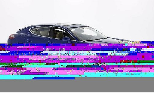 Porsche Panamera Turbo 1/18 Maisto blue diecast model cars