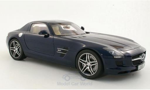 Diecast model cars Mercedes SLS 1/12 Premium ClassiXXs AMG (C197) metallic blue Mercedes SLS 1/12 Premium ClassiXXs AMG (C197) metallic blue diecast model cars