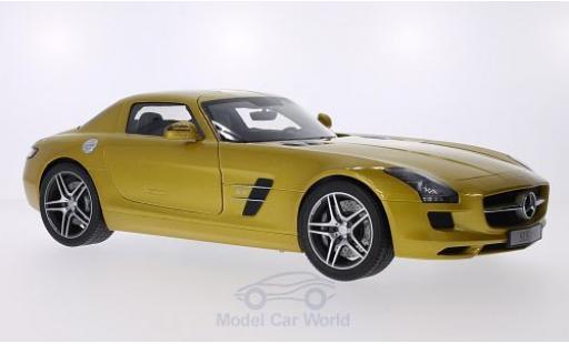 Diecast model cars Mercedes SLS 1/12 Premium ClassiXXs AMG Coupe gold Mercedes SLS 1/12 Premium ClassiXXs AMG Coupe gold diecast model cars