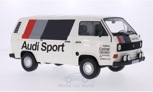 Diecast model cars Volkswagen T3 A 1/18 Premium ClassiXXs Kasten Audi Sport 1980 Volkswagen T3 A 1/18 Premium ClassiXXs Kasten Audi Sport 1980 diecast model cars