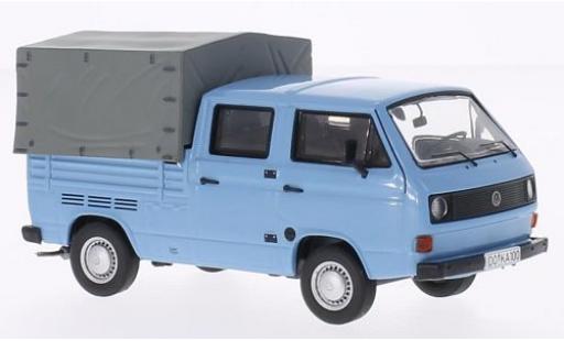 Diecast model cars Volkswagen T3 1/43 Premium ClassiXXs a Doppelkabine Pritsche blue Volkswagen T3 1/43 Premium ClassiXXs a Doppelkabine Pritsche blue diecast model cars