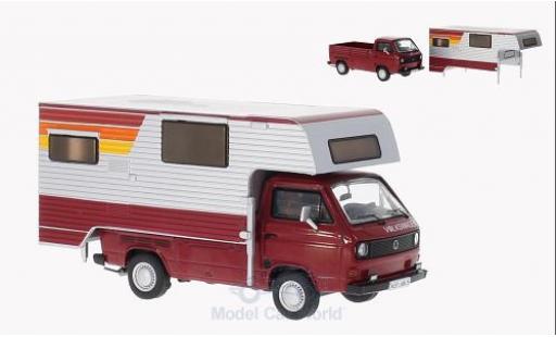Diecast model cars Volkswagen T3 B 1/43 Premium ClassiXXs a Pritschenwagen red/grey Tischer-Camping mit abnehmbaren Aufbau Volkswagen T3 B 1/43 Premium ClassiXXs a Pritschenwagen red/grey Tischer-Camping mit abnehmbaren Aufbau diecast model cars