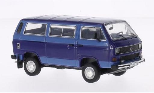 Diecast model cars Volkswagen T3 1/43 Premium ClassiXXs b Syncro Bus blue/blue Volkswagen T3 1/43 Premium ClassiXXs b Syncro Bus blue/blue diecast model cars