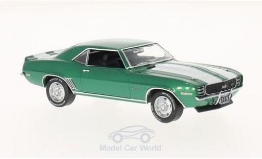 Diecast model cars Chevrolet Camaro RS 1/43 Premium X RS metallic green/white 1969 Chevrolet Camaro RS 1/43 Premium X RS metallic green/white 1969 diecast model cars