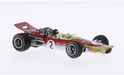 Lotus 49B 1/43 Quartzo No.2 GP Belgien 1968 avec figurine de conducteur J.Oliver diecast model cars