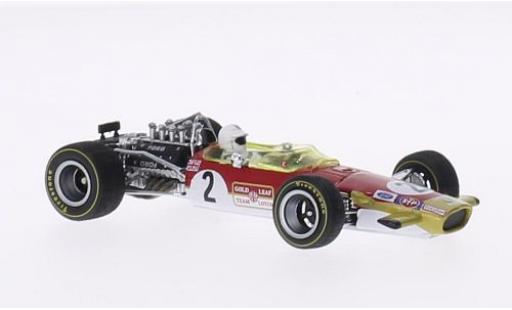 Lotus 49B 1/43 Quartzo No.2 GP Monaco 1969 avec figurine de conducteur R.Attwood diecast model cars