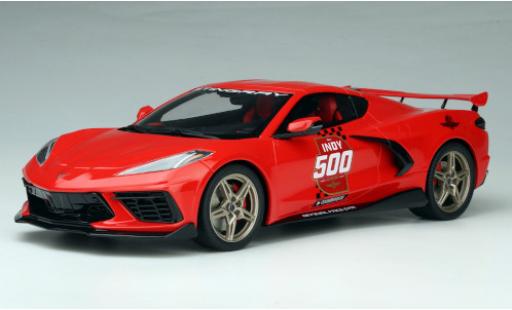 Chevrolet Corvette 1/18 RAR   Real Art Replicas C8 Stingray Offical Pace Car Indianapolis 500 2020 diecast model cars