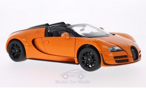 Diecast model cars Bugatti Veyron Grand Sport 1/18 Rastar 16.4 Grand Sport Vitesse orange Bugatti Veyron Grand Sport 1/18 Rastar 16.4 Grand Sport Vitesse orange diecast model cars