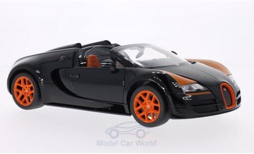 Diecast model cars Bugatti Veyron Grand Sport 1/18 Rastar 16.4 Grand Sport Vitesse black/orange Bugatti Veyron Grand Sport 1/18 Rastar 16.4 Grand Sport Vitesse black/orange diecast model cars