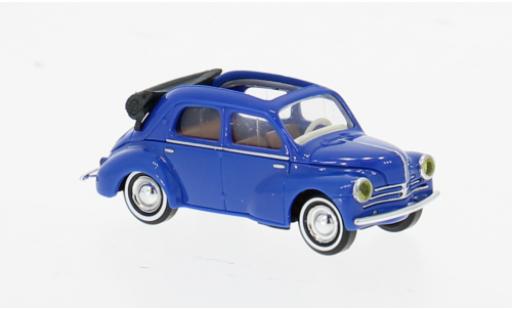 Diecast model cars Renault 4CV blau/schwarz 1954 1/87 Busch