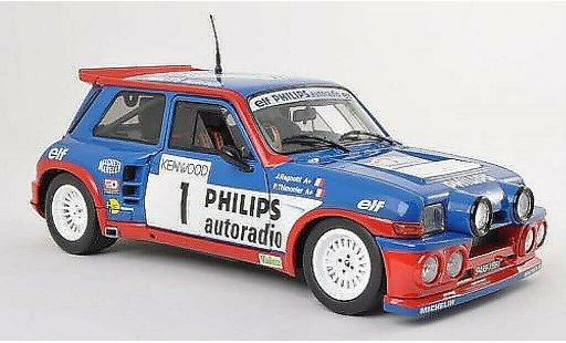 Renault 5 Maxi Turbo 1/18 Solido No.1 Tour de France Auto 198 /P.Thimonier diecast model cars