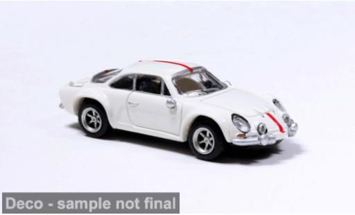 Diecast model cars Alpine A110 Renault weiss/rot 1970 1/87 Brekina