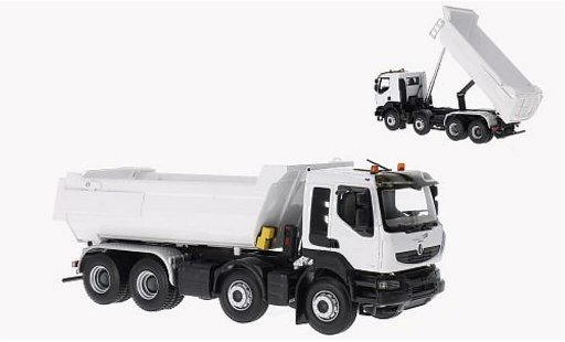Renault Kerax Base 1/43 Norev Muldenkipper white 2008 diecast model cars
