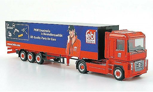 Renault Magnum Base 1/87 Herpa Euredrunk-Sattelzug Febi diecast model cars