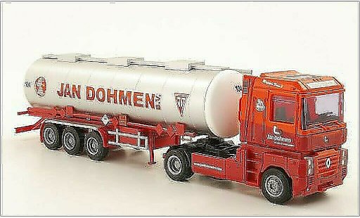Renault Magnum Base 1/87 AWM Jan Dohmen Tank-Sattelzug diecast model cars