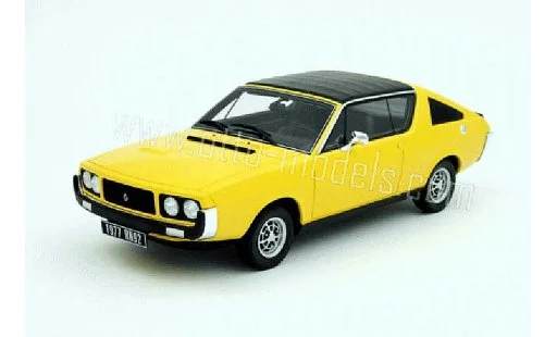 Renault 17 Gordini 1/18 Ottomobile yellow 1977 diecast model cars