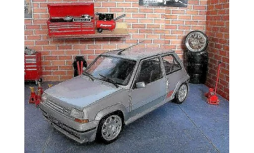 Renault 5 Phase 2 1/18 Norev GT Turbo 2 grey jantes speedline diecast model cars